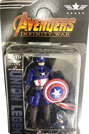 Çocuk Gelişim Oyuncaklar Enoy Işıklı Kaptan America Tekli Süper Kahraman Kız Erkek Çocuk Oyuncak