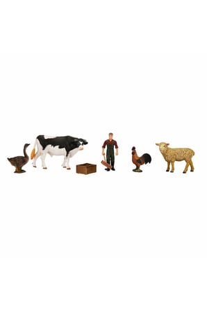 Erkek Çocuk Oyuncak 2689 Farm World Çiftlik Hayvanları Küçük Oyun Seti Kız Çocuk Eğitici Oyuncaklar