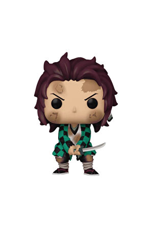 Erkek Çocuk Oyuncak Funko POP Animation: Demon Slayer - Tanjiro Kamado (Training) Kız Çocuk Eğitici