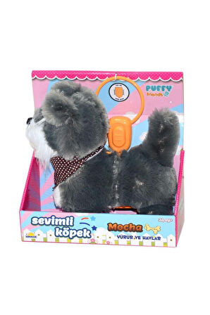 Erkek Çocuk Oyuncak S00002859 YÜRÜYEN SEVİMLİ PELUŞ KÖPEK GRİ-SUN Kız Çocuk Eğitici Oyuncaklar