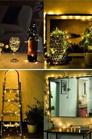 Çocuk Gelişim Oyuncaklar Peri Led Işık 10 Metre (sarı) dekoratif Peri Led Günışı Kız Erkek Çocuk Oyu