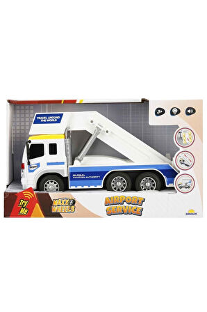 Erkek Çocuk Oyuncak MXX 1/16 HAVAALANI ARACI SES/IŞIK -SUN Kız Çocuk Eğitici Oyuncaklar