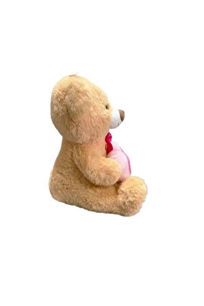 Erkek Çocuk Oyuncak 35cm KALP TUTAN AYI PELUŞ HALEY Kız Çocuk Eğitici Oyuncaklar