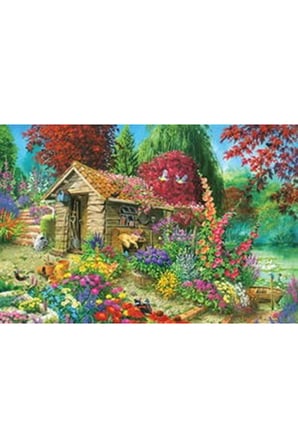Erkek Çocuk Oyuncak KS Puzzle 1500 Parça The Garden Shed Kız Çocuk Eğitici Oyuncaklar