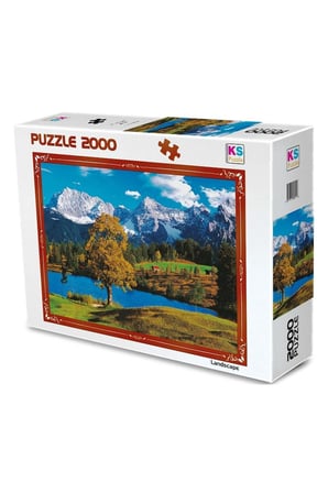 Erkek Çocuk Oyuncak KS Puzzle 2000 Parça Bavarian Alps Kız Çocuk Eğitici Oyuncaklar