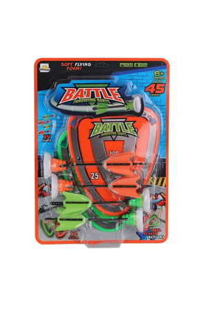 Erkek Çocuk Oyuncak 4305 SUN-YFN-DART-BATTLE THROWİNG 2 HEDEFLİ 4 OKLU DART Kız Çocuk Eğitici Oyunca