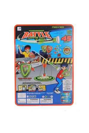 Erkek Çocuk Oyuncak 4305 SUN-YFN-DART-BATTLE THROWİNG 2 HEDEFLİ 4 OKLU DART Kız Çocuk Eğitici Oyunca