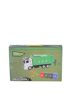 Erkek Çocuk Oyuncak 4514 SUN-RST-CLM-OYUN SET YEŞİL ÇÖP KAMYONU Kız Çocuk Eğitici Oyuncaklar