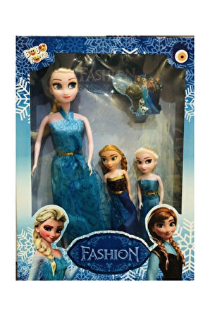 Çocuk Gelişim Oyuncaklar Frozen Karlar Ülkesi Elsa Ve Anna 3 Lü Bebek Oyuncak Seti 3lü Kız Erkek Çoc
