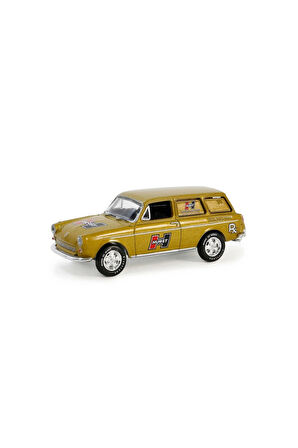 Erkek Çocuk Oyuncak Greenlight 1/64 Club Vee-Dub Series 19- 1969 Volkswagen Type 3 Squareback Panel