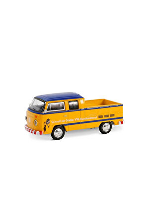 Erkek Çocuk Oyuncak Greenlight 1/64 Club Vee-Dub Series 19- 1977 Volkswagen Type 2 Double Cab Pickup