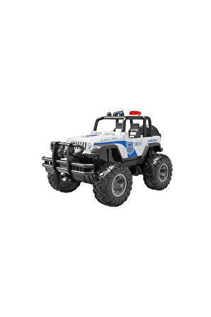 Erkek Çocuk Oyuncak XFG-989-107 -Vardem Çek Bırak Üstü Açık Bigfoot Off-Road Polis Jeep Kız Çocuk Eğ
