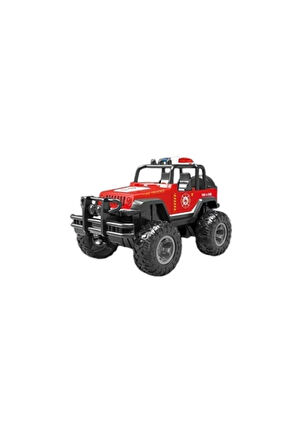 Erkek Çocuk Oyuncak XFG-989-107 -Vardem Çek Bırak Üstü Açık Bigfoot Off-Road Polis Jeep Kız Çocuk Eğ