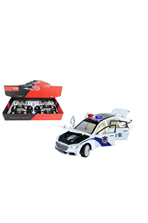 Erkek Çocuk Oyuncak XHD-B2430 C-B 1 24 IŞIKLI SESLİ TSL POLİS ARABA Kız Çocuk Eğitici Oyuncaklar