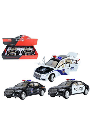 Erkek Çocuk Oyuncak XHD-B2430 C-B 1 24 IŞIKLI SESLİ TSL POLİS ARABA Kız Çocuk Eğitici Oyuncaklar