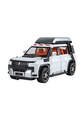 Erkek Çocuk Oyuncak XHD-B2432 -Vardem Çek Bırak Işıklı ve Sesli Kapıları Açılan Lr Jeep 1:24 Kız Çoc