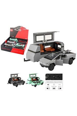 Erkek Çocuk Oyuncak XHD-B3230-Vardem Çek Bırak Işıklı ve Sesli Truck Model Karavan 1:32 Kız Çocuk Eğ