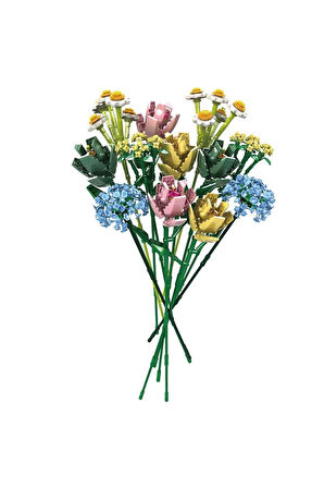 Erkek Çocuk Oyuncak FLOWER SET ÇİÇEK BUKETİ 926 PRÇ Kız Çocuk Eğitici Oyuncaklar