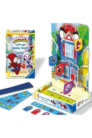 Erkek Çocuk Oyuncak 248728 Ravensburger - Spidey Takımı - Seyahat Boy Kutu Oyunu Kız Çocuk Eğitici O