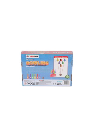 Erkek Çocuk Oyuncak 5821 -Wooden Bowling Kız Çocuk Eğitici Oyuncaklar