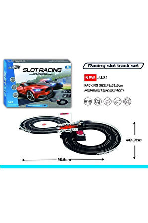 Erkek Çocuk Oyuncak JJ 81-1 Kumandalı 2 Araçlı Yarış Seti 1:43 -Vardem Kız Çocuk Eğitici Oyuncaklar