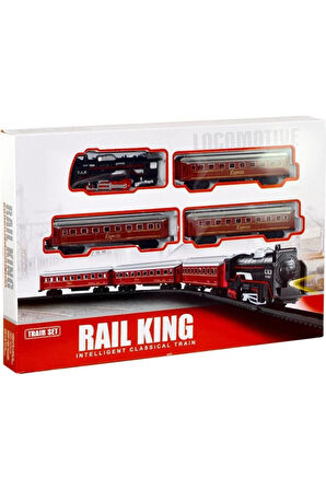 Erkek Çocuk Oyuncak PİLLİ TREN SETİ Kız Çocuk Eğitici Oyuncaklar