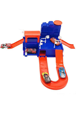 Erkek Çocuk Oyuncak SPEED RACER GARAJ 5 ARAÇLI Kız Çocuk Eğitici Oyuncaklar