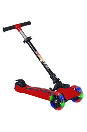 Kız Çocuk Oyuncak Erkek Çocuk Oyuncak WSC1-I WİNKY 5+ SCOOTER IŞIKLI KIRMIZI 90KG Eğitici Oyuncaklar
