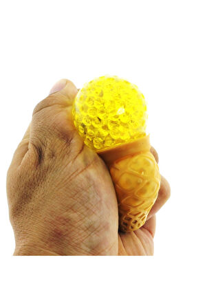 Erkek Çocuk Oyuncak Squishy 8cm Sarı Dondurma Kristal Slime Kız Çocuk Eğitici Oyuncaklar