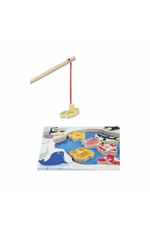 Erkek Çocuk Oyuncak Woody Ahşap Mıknatıslı Balık Tutma Oyunu Kız Çocuk Eğitici Oyuncaklar