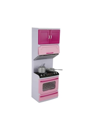 Çocuk Gelişim Oyuncaklar Sesli Ve Işıklı Fırın Seti - Pembe Fırın Kız Erkek Çocuk Oyuncak