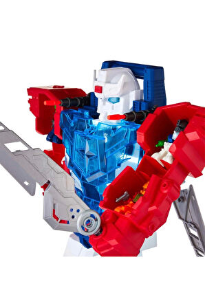 Erkek Çocuk Oyuncak Sesli ve Işıklı Exobot Mega Morph Taşıyıcı Robot 54cm Kız Çocuk Eğitici Oyuncakl