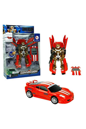 Erkek Çocuk Oyuncak HW-899-1-2-5 KUT. DÖNÜŞEBİLEN ROBOT JEEP 1:24 -VRD Kız Çocuk Eğitici Oyuncaklar