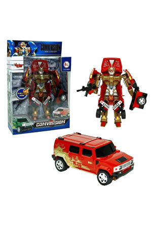 Erkek Çocuk Oyuncak HW-899-1-2-5 KUT. DÖNÜŞEBİLEN ROBOT JEEP 1:24 -VRD Kız Çocuk Eğitici Oyuncaklar
