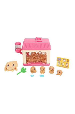 Erkek Çocuk Oyuncak LP301200 Little Live Pets Anne Tavşan ve Yavruları Oyun Seti - 26511 Kız Çocuk E