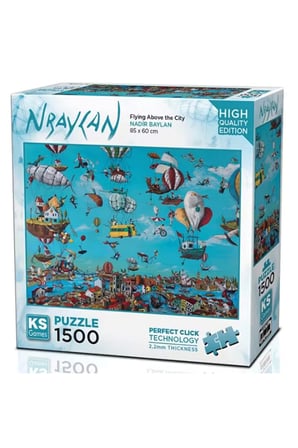 Erkek Çocuk Oyuncak Ks Games Flying Above the City Puzzle 1500 Parça 22024 Kız Çocuk Eğitici Oyuncak