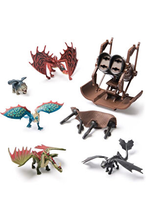 Erkek Çocuk Oyuncak Ejderhayı Nasıl Eğitirsin? Ejderha Figür Seti Kız Çocuk Eğitici Oyuncaklar