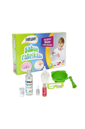 Erkek Çocuk Oyuncak FabelHaft Sabun Fabrikası Eğlenceli Bilim Laboratuvarı Kız Çocuk Eğitici Oyuncak