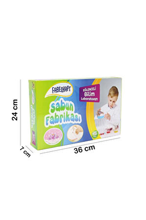 Erkek Çocuk Oyuncak FabelHaft Sabun Fabrikası Eğlenceli Bilim Laboratuvarı Kız Çocuk Eğitici Oyuncak