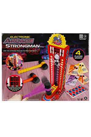 Erkek Çocuk Oyuncak Sesli Elektronik Arcade Strongman Oyunu Kız Çocuk Eğitici Oyuncaklar
