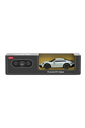Erkek Çocuk Oyuncak 1/24 Porsche 911 Dakar F/F 2.4GHZ Uzaktan Kumandalı Araba Kız Çocuk Eğitici Oyun