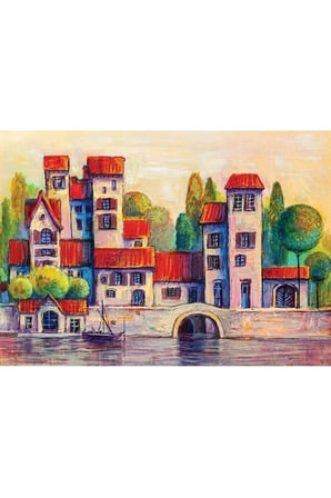Erkek Çocuk Oyuncak 5213 Art Puzzle, Doğa Kent 1000 Parça Puzzle Kız Çocuk Eğitici Oyuncaklar