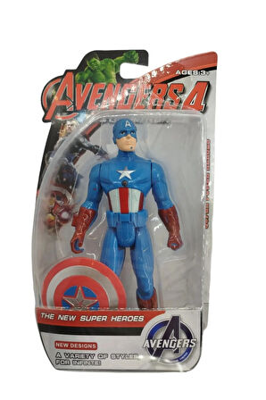 Çocuk Gelişim Oyuncaklar Avengers Süper Kahraman Tekli Figür Kaptan Amerika Oyuncak Kız Erkek Çocuk