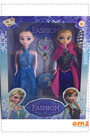 Elsa Ve Anna 2 Li Büyük Boy 29cm Frozen Girls Kız Cocuk Erkek Cocuk Oyuncak Egitici Oyuncak Erkek K