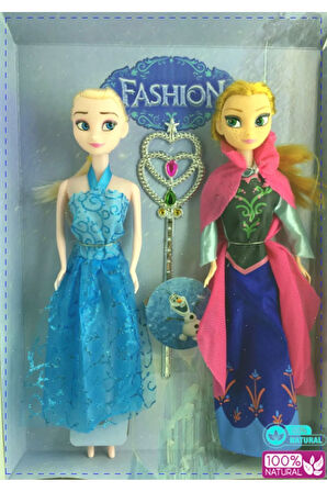 Elsa Ve Anna 2 Li Büyük Boy 29cm Frozen Girls Kız Cocuk Erkek Cocuk Oyuncak Egitici Oyuncak Erkek K