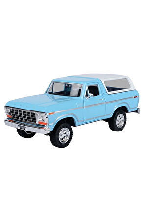 Erkek Çocuk Oyuncak 79373 1: 24 1978 FORD BRONCO -HARD TOP Kız Çocuk Eğitici Oyuncaklar