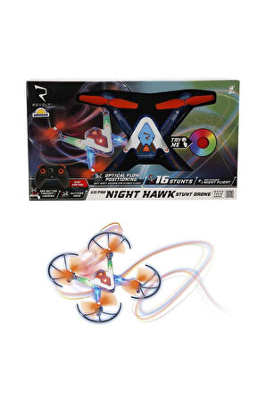 Erkek Çocuk Oyuncak RVT R/C DRONE NİGHT HAW STUNT IŞKLI Kız Çocuk Eğitici Oyuncaklar