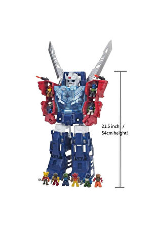 Erkek Çocuk Oyuncak OYUN SET EXOBOT MEGA MORPH ROBOT TRANSFO Kız Çocuk Eğitici Oyuncaklar