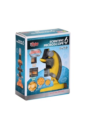 Erkek Çocuk Oyuncak KM-1012A-1 1013A-1 Işıklı Objektif Bilim Mikroskopu Kız Çocuk Eğitici Oyuncaklar