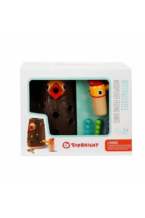 Erkek Çocuk Oyuncak Woody Manyetik Ağaçkakan Besleme Oyunu 10 Parça Kız Çocuk Eğitici Oyuncaklar